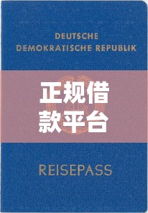 正规借款平台有哪些？十大最新黑户下款的口子推荐