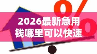 2026最新急用钱哪里可以快速借到，总结十个容易下款的借款平台！