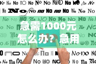 急需1000元怎么办?急用钱哪里可以快速借到试试这7个无门槛平台 急需1000元怎么办?急用钱哪里可以快速借到试试这7个无门槛平台