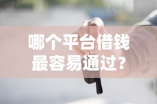 哪个平台借钱最容易通过？这7个车贷款平台值得一试