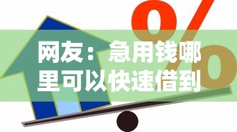 网友：急用钱哪里可以快速借到？求介绍几款工资贷款平台
