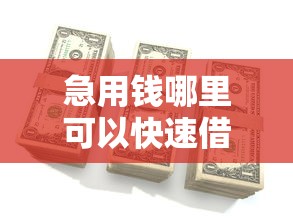 急用钱哪里可以快速借到?这8个高利贷贷款平台值得一试 急用钱哪里可以快速借到?这8个高利贷贷款平台值得一试