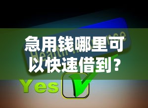 急用钱哪里可以快速借到？分享6个5000元无门槛私借平台