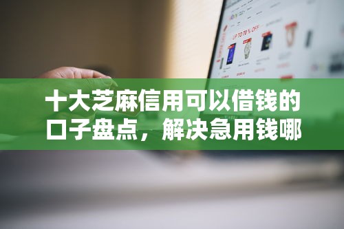 十大芝麻信用可以借钱的口子盘点，解决急用钱哪里可以快速借到的问题