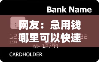 网友：急用钱哪里可以快速借到？求介绍几款私人贷款平台