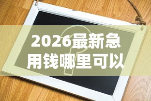 2026最新急用钱哪里可以快速借到（支持支付宝），8个714必下口子借款平台无私分享